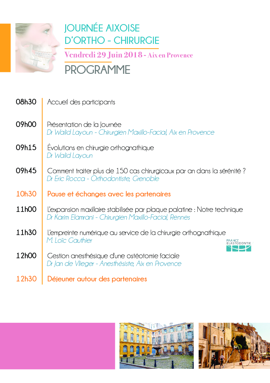 programme des actualités en ortho-chirurgie